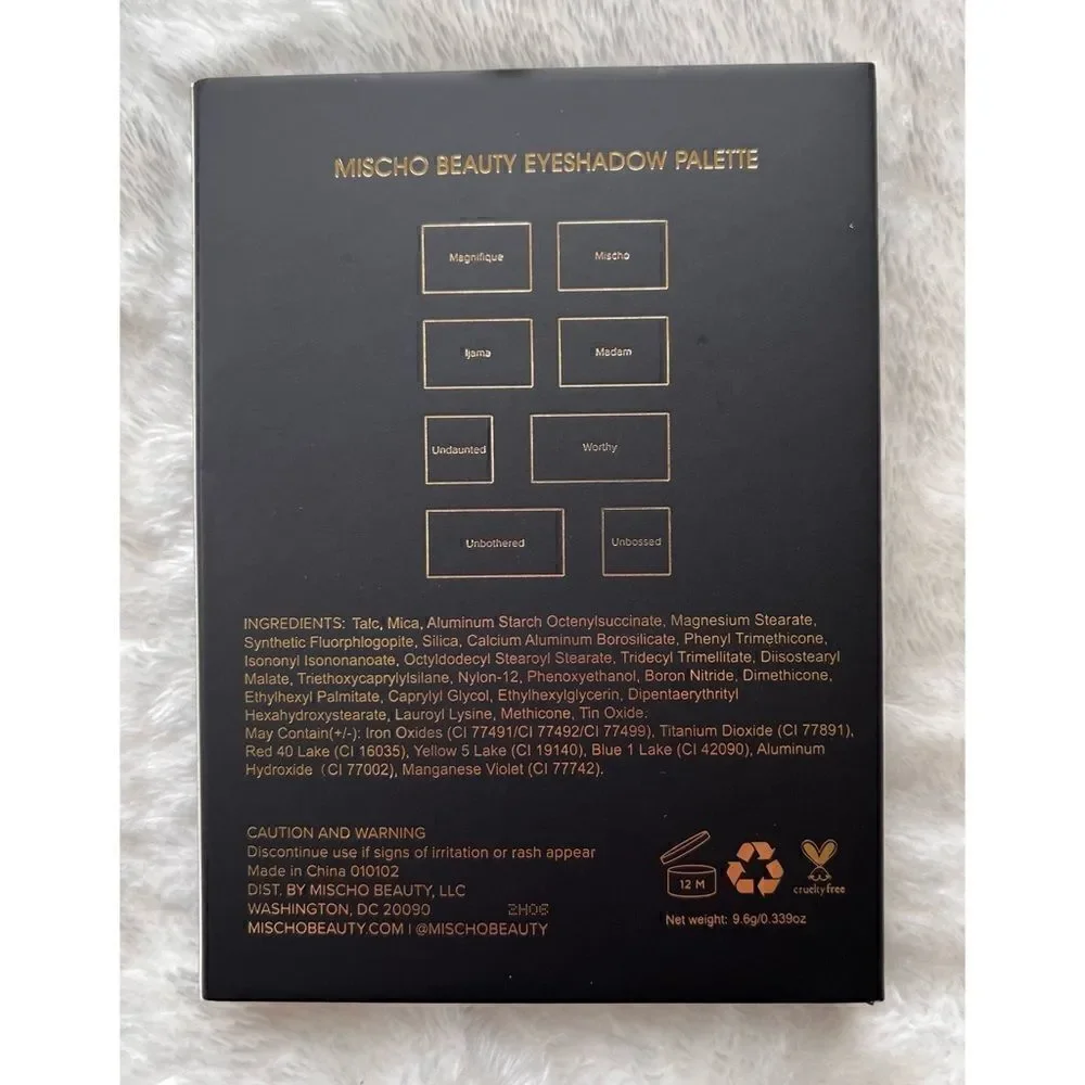 NIB MISCHO BEAUTY Limited Edition - Mischo Beauty Eyeshadow Palette